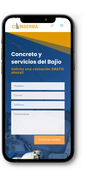 Sitio Web Celular Conserba